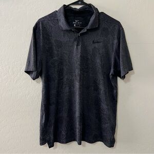 Nike Dri-Fit Perforated Floral Polo Shirt